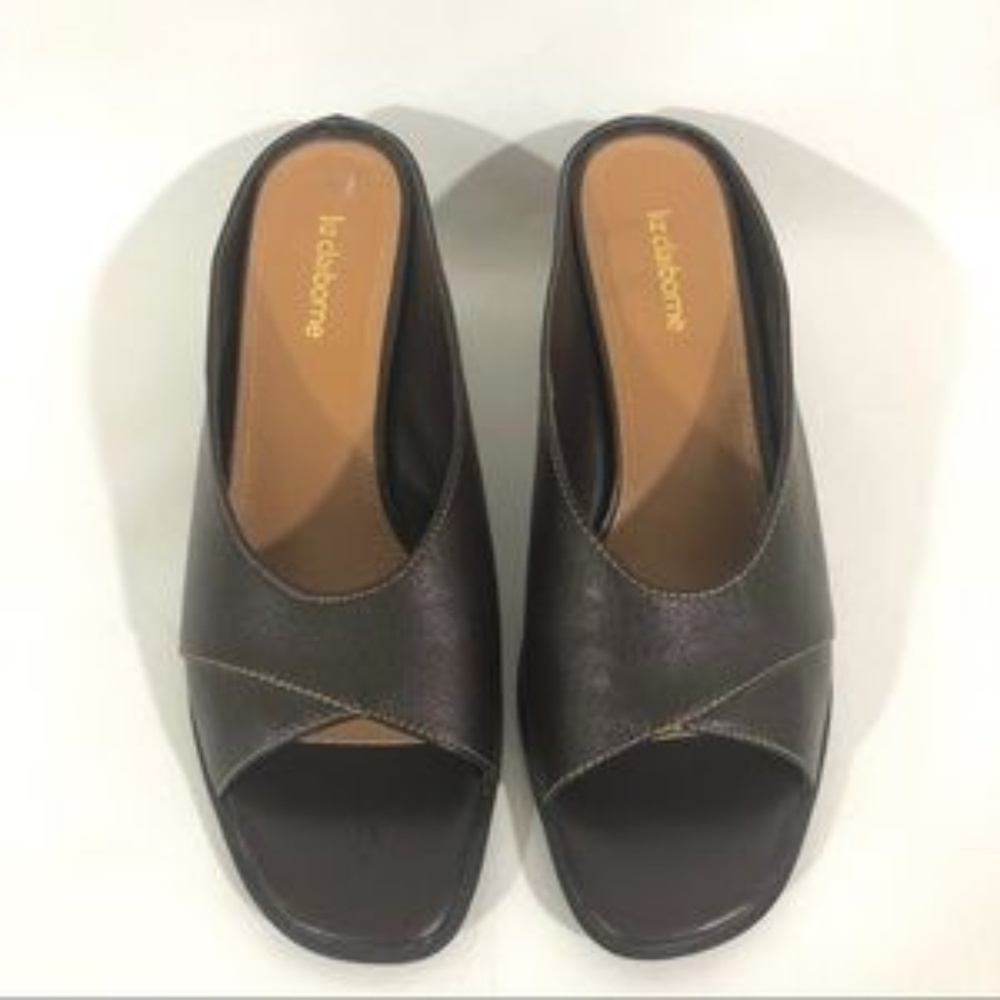 LIZ CLAIBORNE l Twinkle 2 Peep Toe Mule - Picture 2 of 2